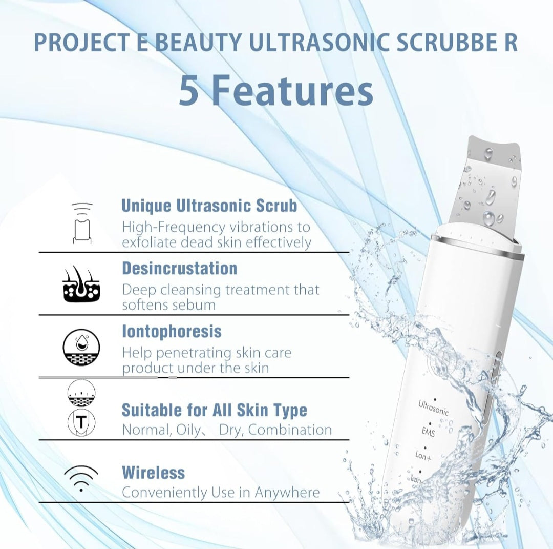 Beauty Ultrasonic Skin Scrubber